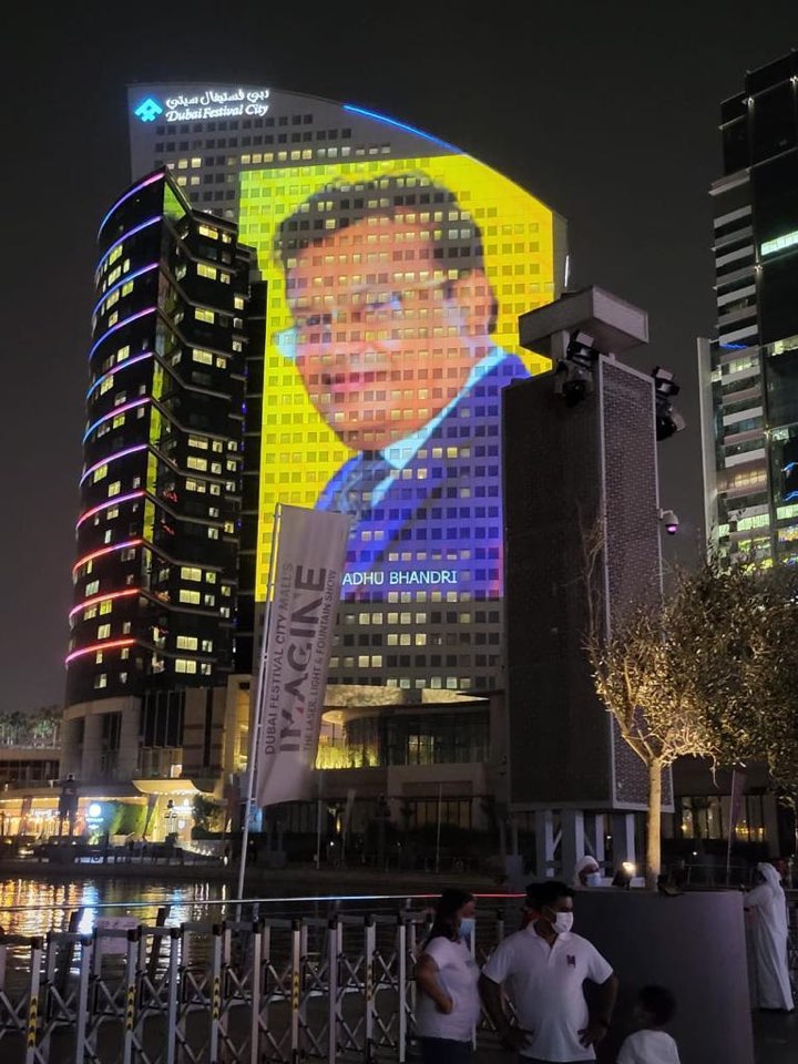 A portrait on the tower